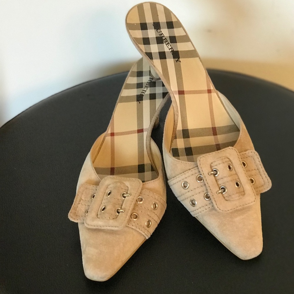 Authentic Burberry Mules
